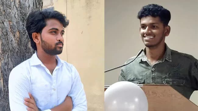 రోడ్డు ప్రమాదంలో ఇద్దరు బీటెక్‌ విద్యార్థుల మృతి