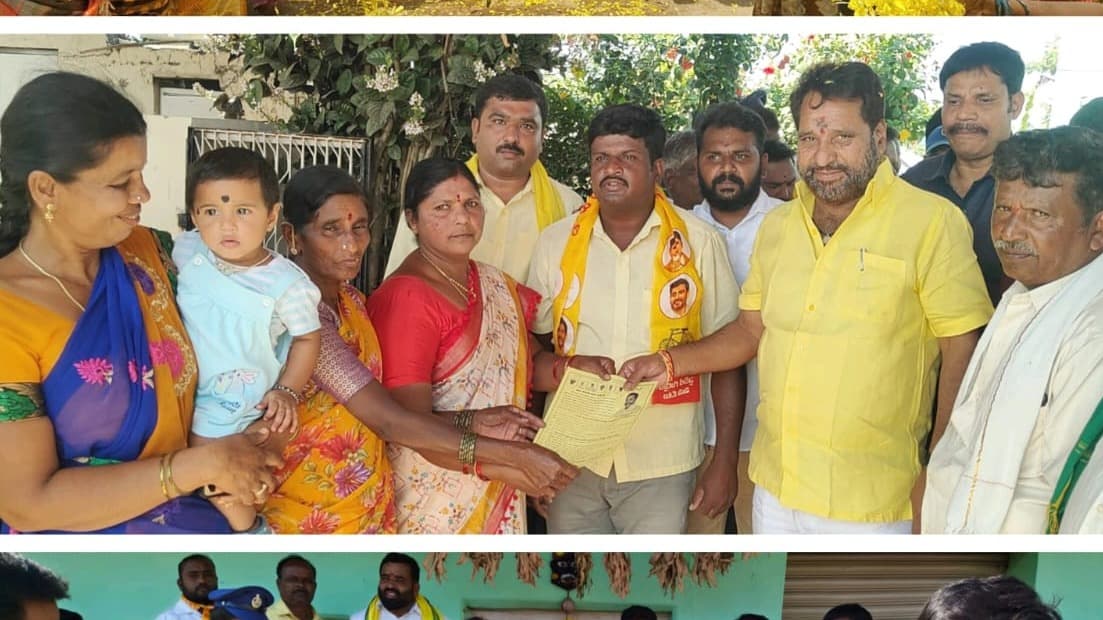 వి.కోటలో ఎమ్మెల్యే అమర్ పర్యటన, రూ.2 కోట్ల అభివృద్ధి పనులు