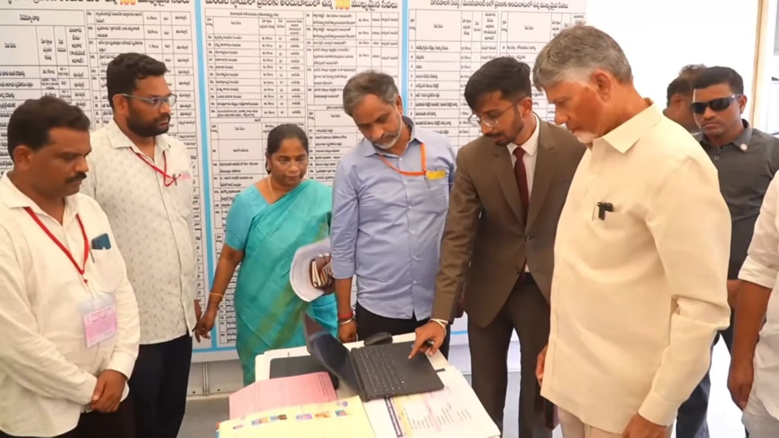 బాపట్ల జిల్లా వేమూరులో సీఎం ‘మీ భూమి – మీ హక్కు’ కార్యక్రమం