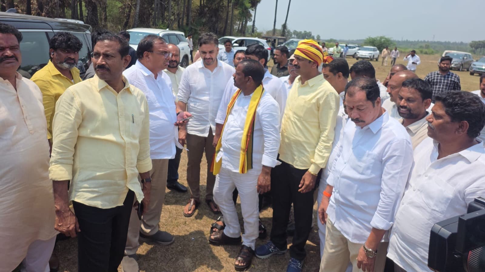 మహానాడు 2026 వేదిక కోసం పల్లా పర్యటన