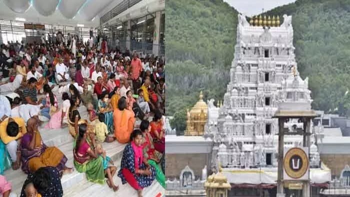 తిరుమలలో భక్తుల రద్దీ: 23 కంపార్ట్‌మెంట్లలో వేచి, దర్శనానికి 6 గంటల సమయం