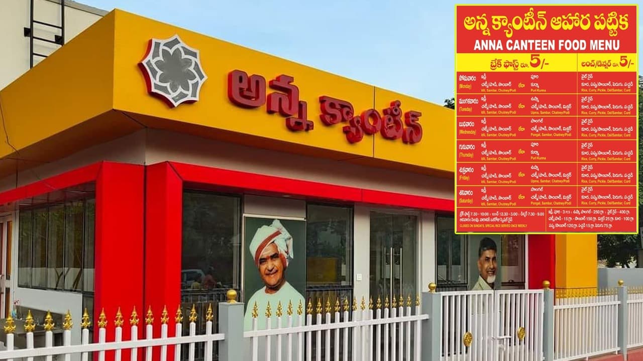 అన్న క్యాంటీన్లతో ఆకలి తీరుస్తున్న చంద్రబాబు