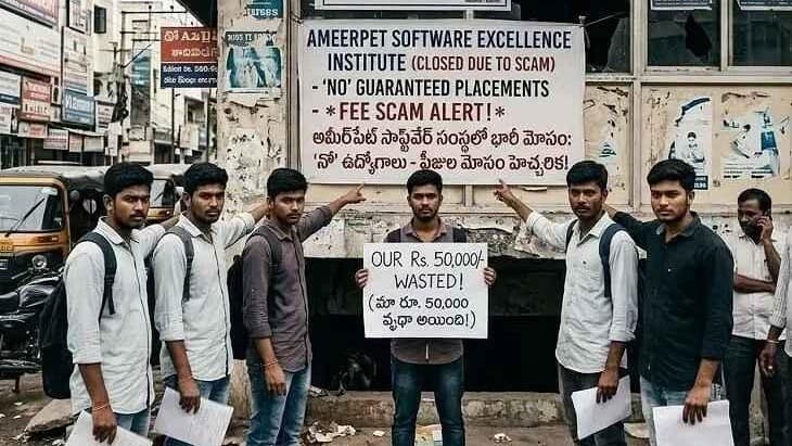 అమీర్‌పేటలో భారీ మోసం