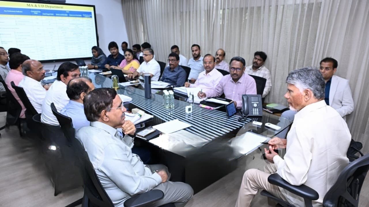 స్వచ్ఛాంధ్రపై సీఎం సమీక్ష