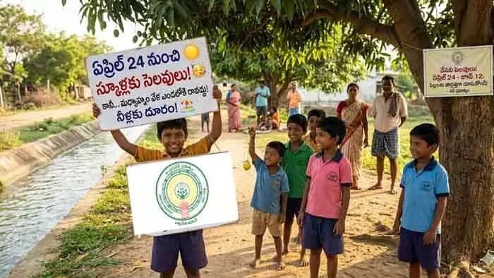 ఏపీలో 24 నుంచి పాఠశాలలకు వేసవి సెలవులు..