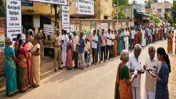 ఎన్నికల్లో రికార్డు స్థాయి ఓటింగ్ – తమిళనాడు 70%, బెంగాల్ 78.77% మధ్యాహ్నం వరకే భారీ పోలింగ్