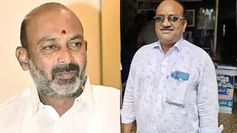 వరంగల్‌లో ముత్తోజిపేటకు కేంద్ర మంత్రి బండి సంజయ్.. శంకర్‌గౌడ్ మృతదేహానికి నివాళులు