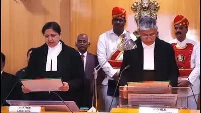 అమరావతిలో చరిత్రాత్మక రోజు… హైకోర్టు తొలి మహిళా ప్రధాన న్యాయమూర్తి ప్రమాణ స్వీకారం