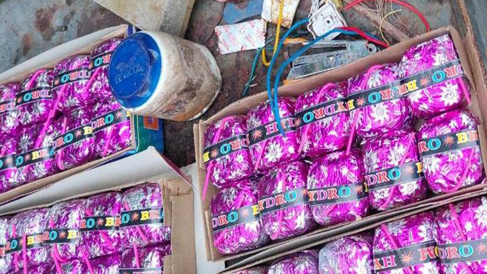 పశ్చిమ బెంగాల్‌లో భారీ పేలుడు పదార్థాల డంప్ స్వాధీనం..