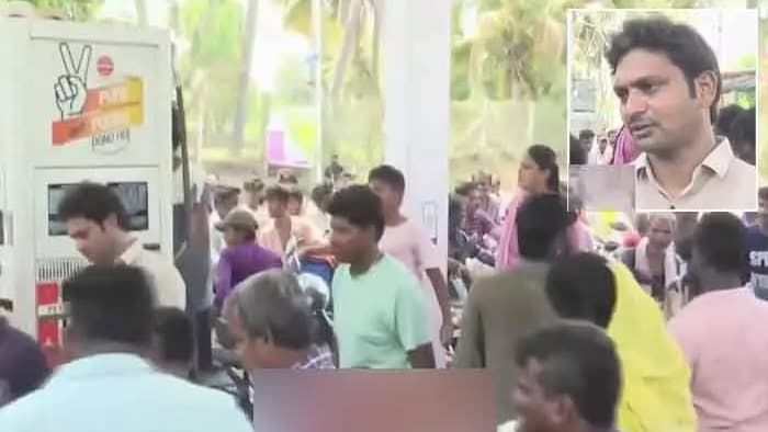 తిరుపతిలో ఉచిత పెట్రోల్ పంపిణీ..