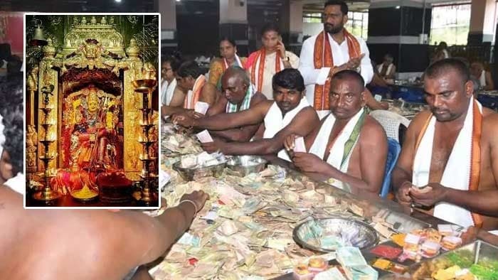 విజయవాడ కనకదుర్గమ్మ ఆలయానికి రికార్డు స్థాయిలో రూ.2.83 కోట్ల హుండీ ఆదాయం