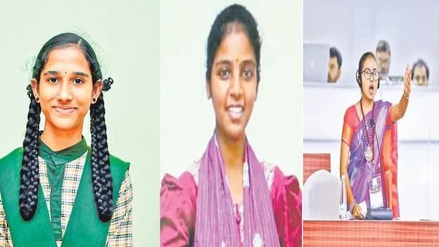 మాక్ అసెంబ్లీ విద్యార్థులు టెన్త్ ఫలితాల్లో టాపర్లుగా రాణించి అందరినీ ఆకట్టుకున్నారు
