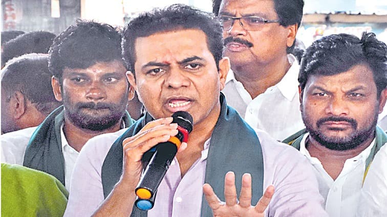 పంటల కొనుగోలులో ప్రభుత్వం విఫలం : కేటీఆర్