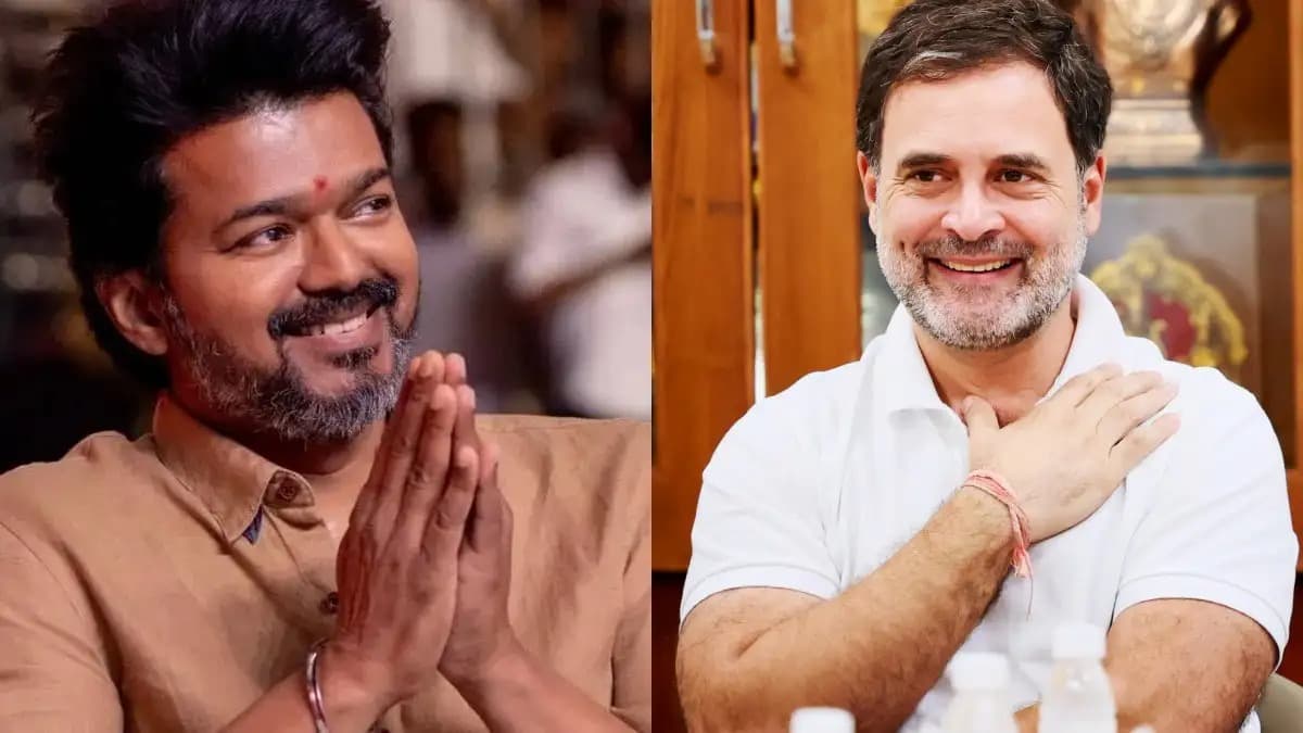 విజయ్‌కు రాహుల్ గాంధీ అభినందనలు.. ఫోన్‌లో ఇద్దరి మధ్య సంభాషణ