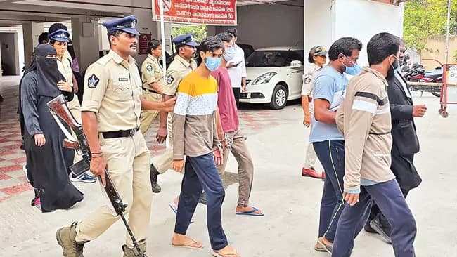 ఉగ్రలింకుల కేసులో నిందితులకు రిమాండ్ పొడిగింపు