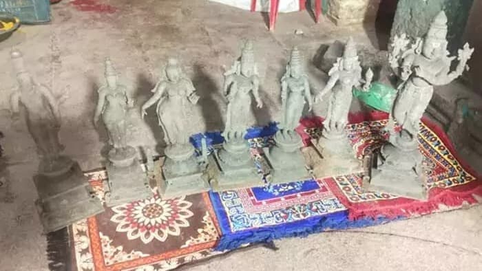 భావనారాయణ స్వామి గుడిలో వెలుగుచూసిన విగ్రహాలు