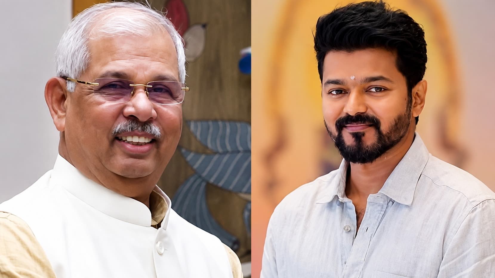 కాసేపట్లో గవర్నర్‌ను కలవనున్న టీవీకే చీఫ్ విజయ్