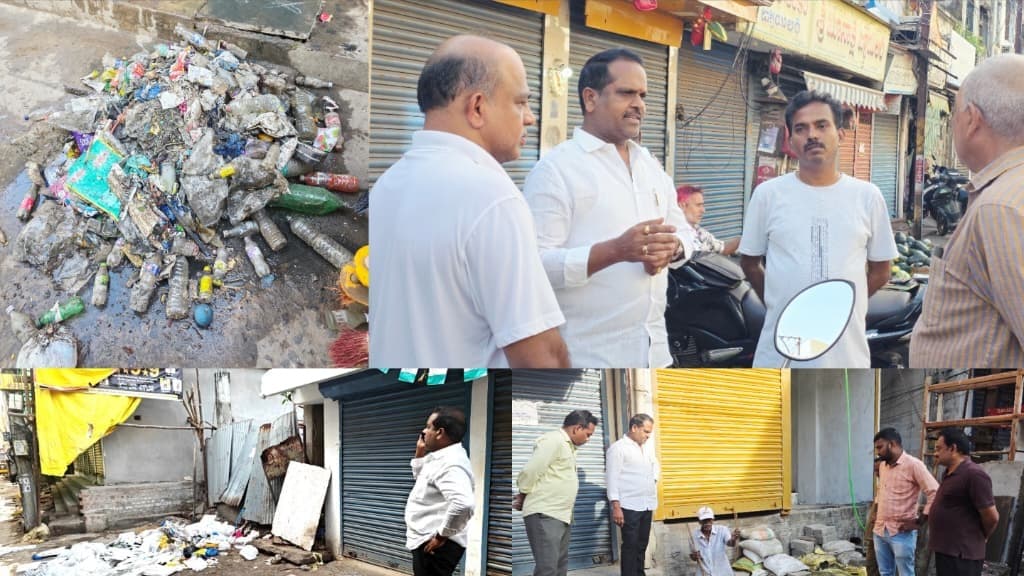 కార్పొరేటర్ పోట్లూరి రామకృష్ణ పర్యటన..