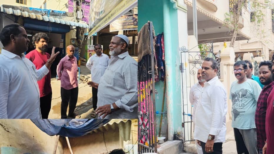 కార్పొరేటర్ పోట్లూరి రామకృష్ణ విస్తృత పర్యటన