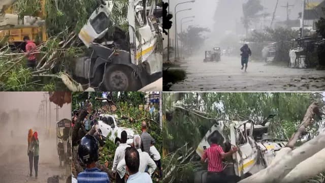 యూపీలో తుఫాన్ బీభత్సం, 74 మంది మృతి