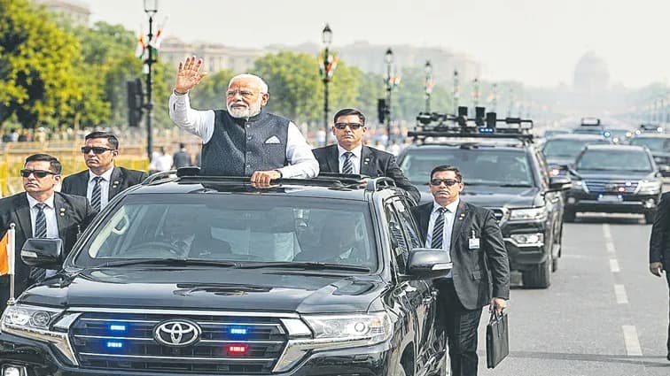 ప్రధాని మోదీ కాన్వాయ్ వాహనాల తగ్గింపు