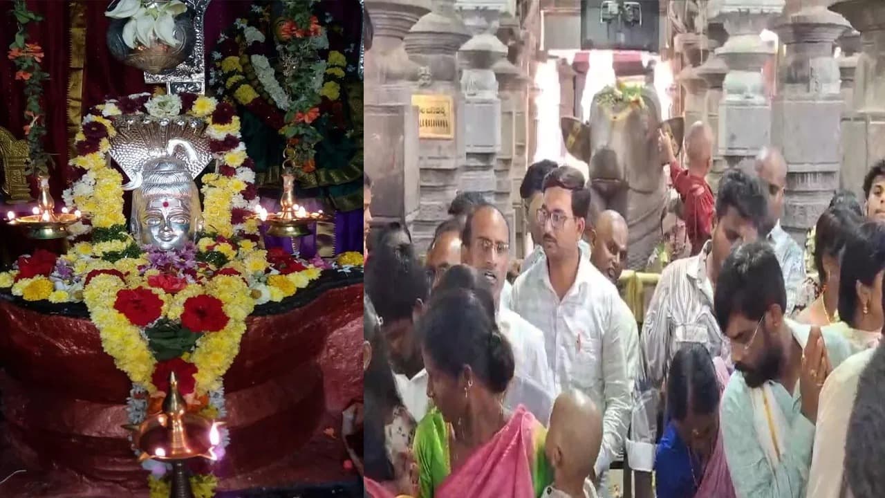 శ్రీశైలం మల్లన్న ఆలయానికి పెరిగిన భక్తుల రద్దీ..!