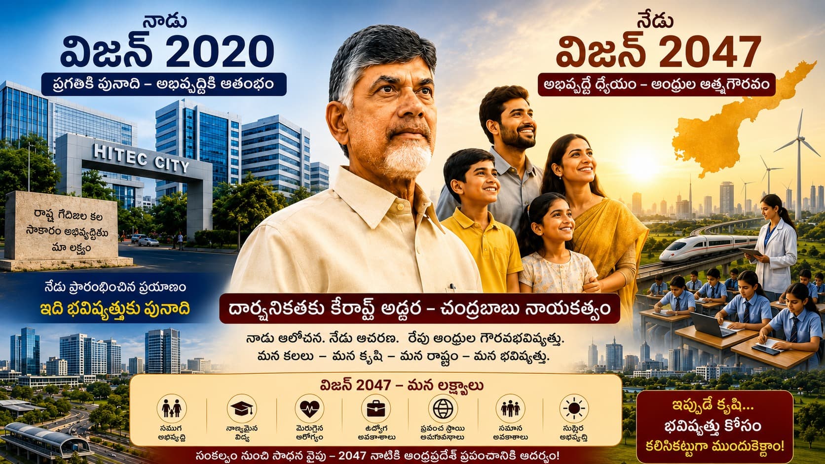 చంద్రబాబు గ్లోబల్ విజన్.. విజన్ 2047తో ఏపీకి కొత్త దిశ