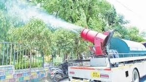 నెల్లూరులో వాటర్ స్ప్రేయింగ్ వాహనాలు