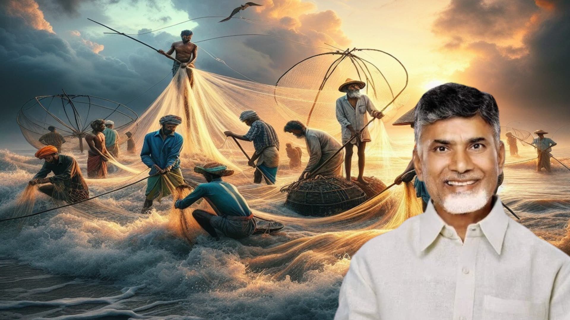 నేడు మత్స్యకారులకు చంద్రబాబు భారీ ఆర్థిక సాయం