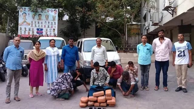 హైదరాబాద్‌లో భారీగా గంజాయి పట్టివేత..