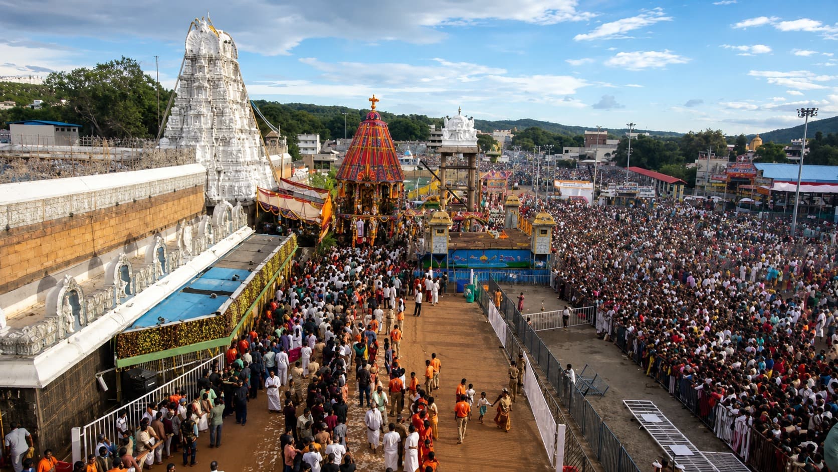 తిరుమలలో తగ్గని భక్తుల రద్దీ