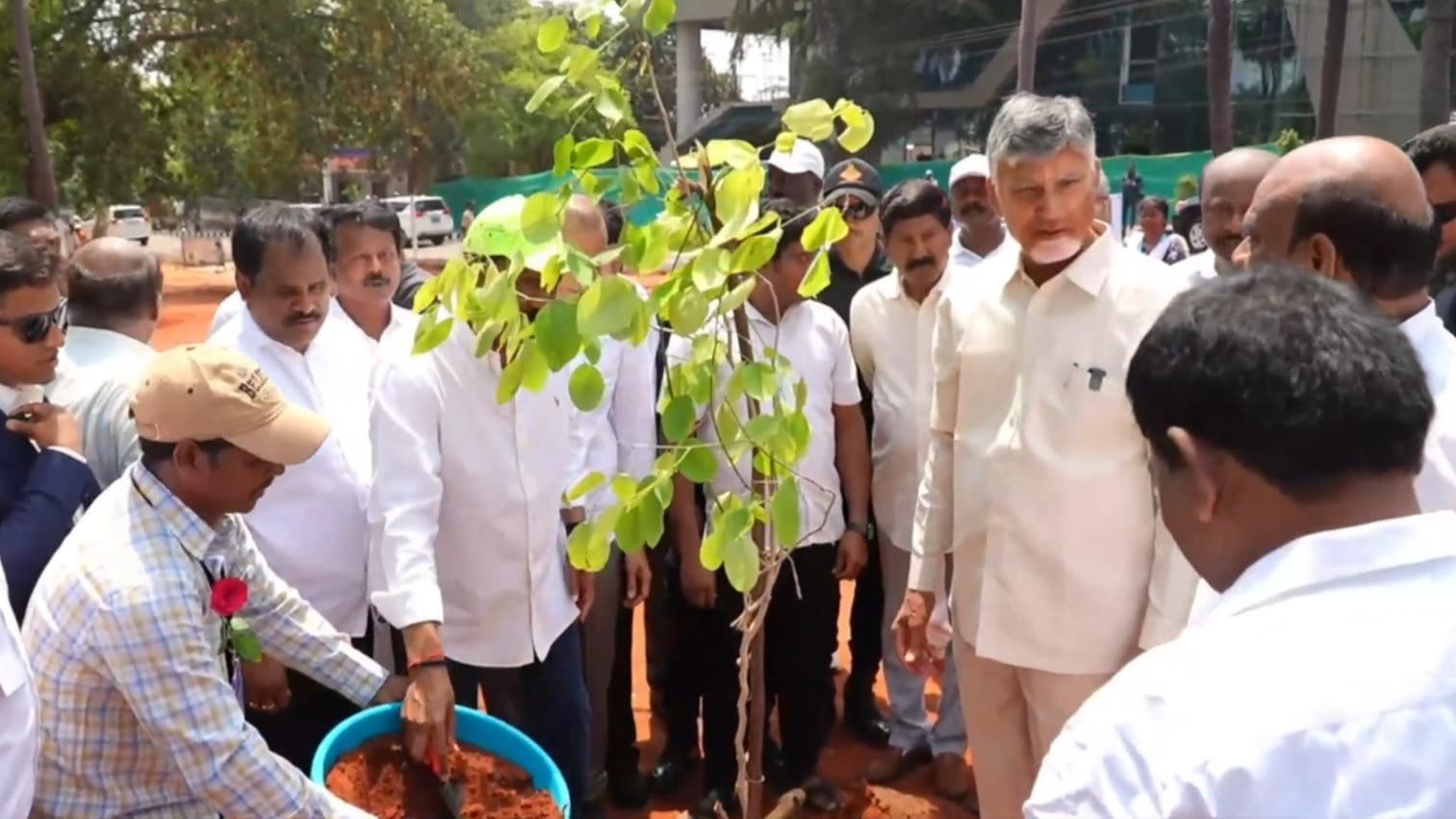 చంద్రబాబు చేతుల మీదుగా విశాఖలో హరిత సందేశం