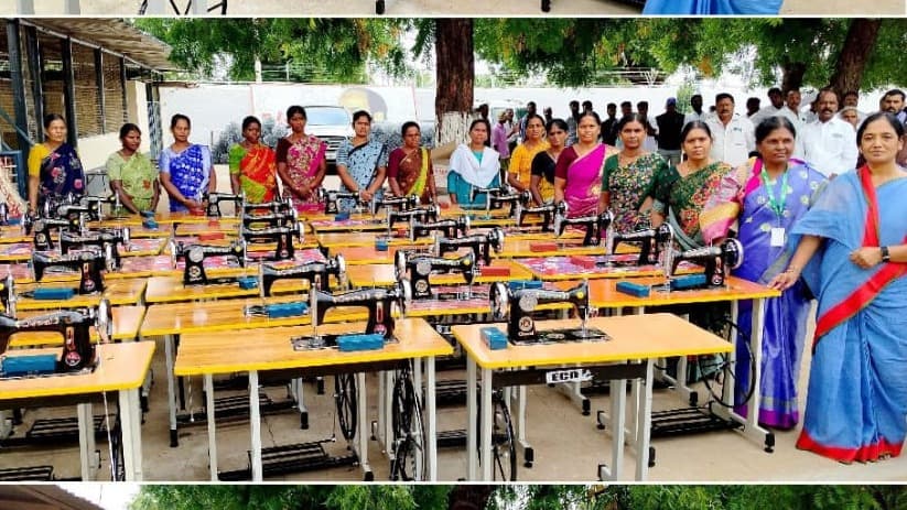 కొండన్న జయంతికి కుట్టు మిషన్లు, అన్నదాన కార్యక్రమం