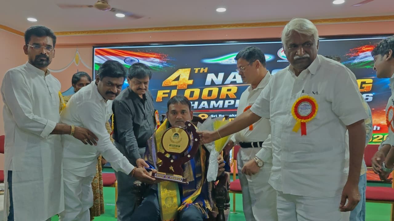 నంద్యాలలో ఘనంగా ప్రారంభమైన జాతీయ ఫ్లోర్ కర్లింగ్ పోటీలు