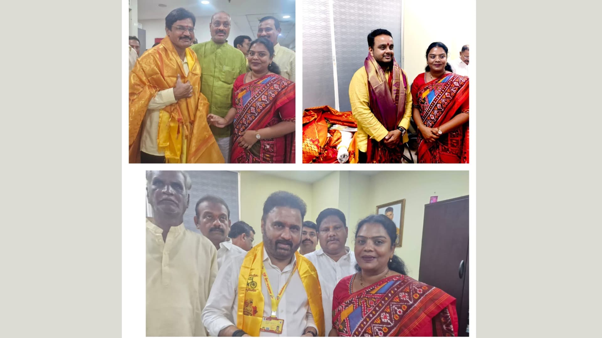 రాజ్యసభ సభ్యులకు తంగిరాల సౌమ్య అభినందనలు