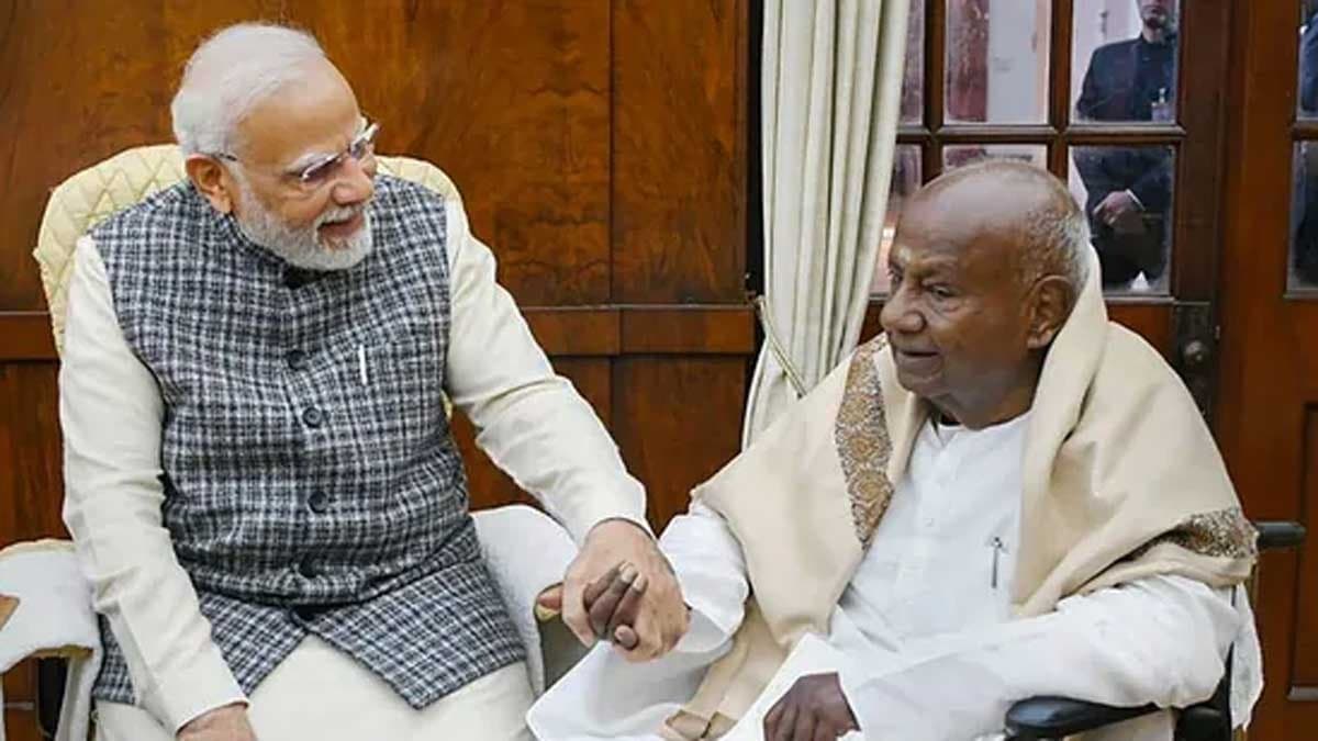 నెహ్రూ రికార్డును అధిగమించిన మోదీ.. విజయ రహస్యం ఇదేనంటూ దేవెగౌడ విశ్లేషణ