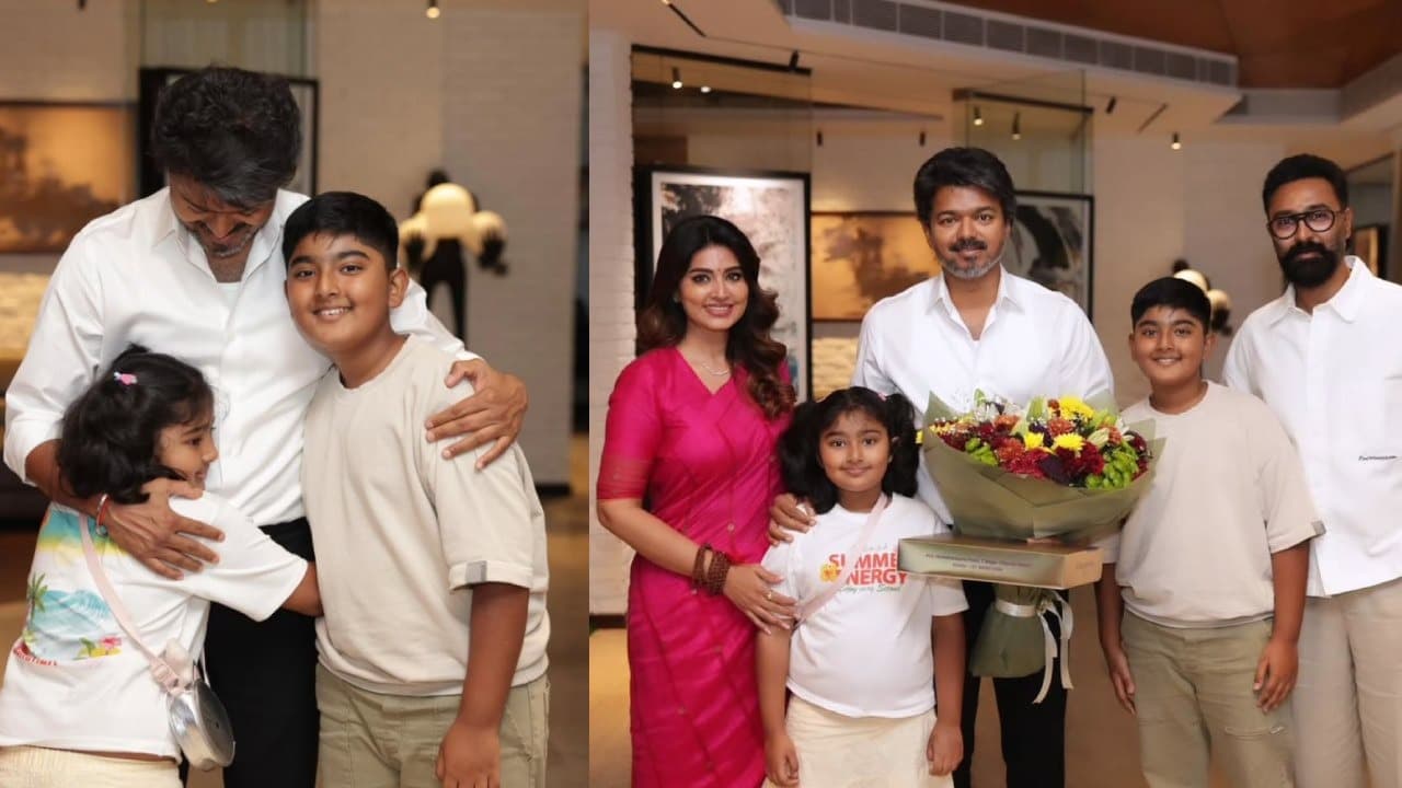 కుటుంబంతో సీఎం విజయ్‌ను కలిసిన స్నేహ.. పిల్లలతో సరదా క్షణాలు వైరల్!