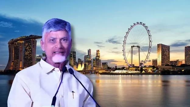 రేపు సింగపూర్ పర్యటనకు ముఖ్యమంత్రి చంద్రబాబు