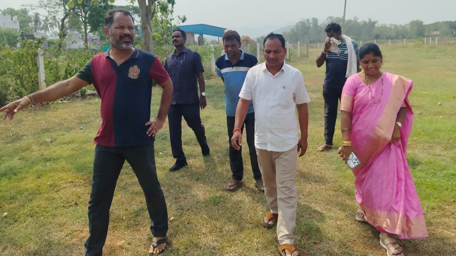 కూటమి రెండేళ్ల విజయోత్సవ సభ ఏర్పాట్లను పరిశీలించిన ప్రభుత్వ విప్