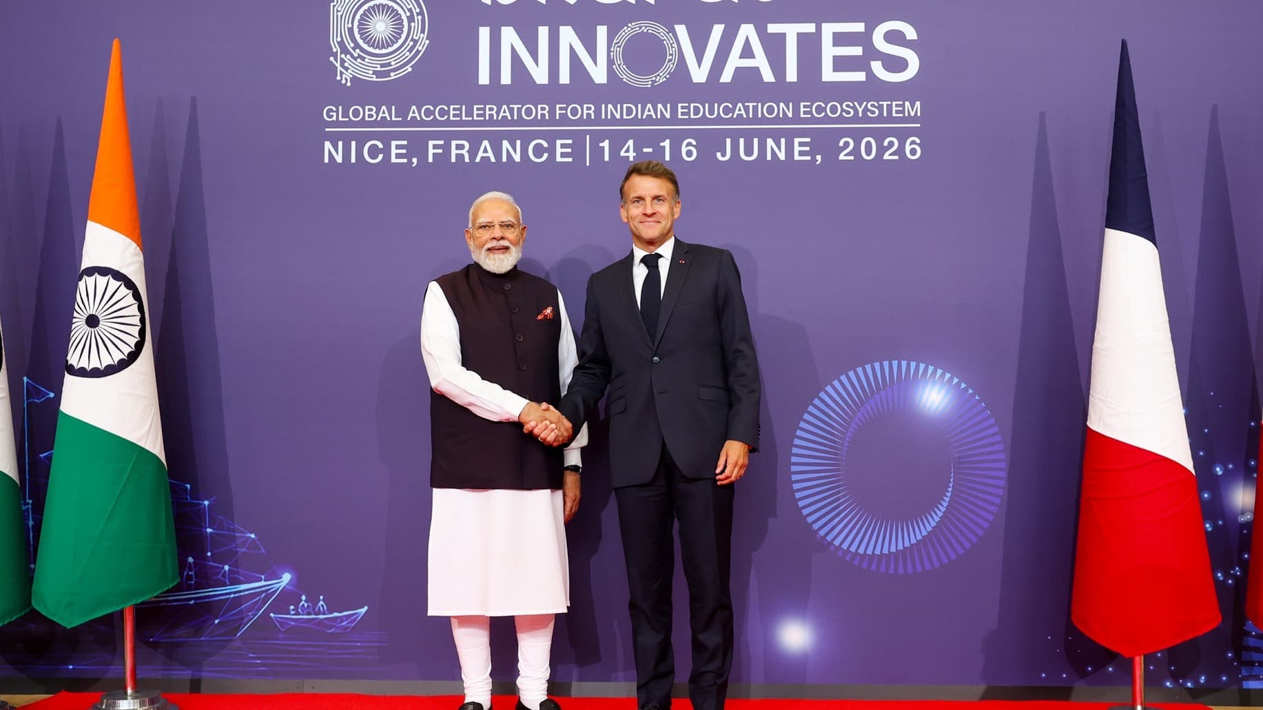 ఫ్రాన్స్‌ అధ్యక్షుడు మెక్రాన్‌తో మోదీ సమావేశం