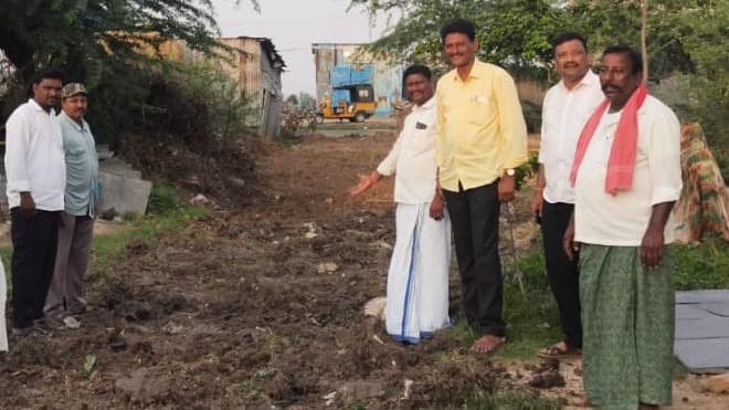 కౌతాళంలో అభివృద్ధి పనులకు అల్లూరి వెంకటపతి రాజు శ్రీకారం