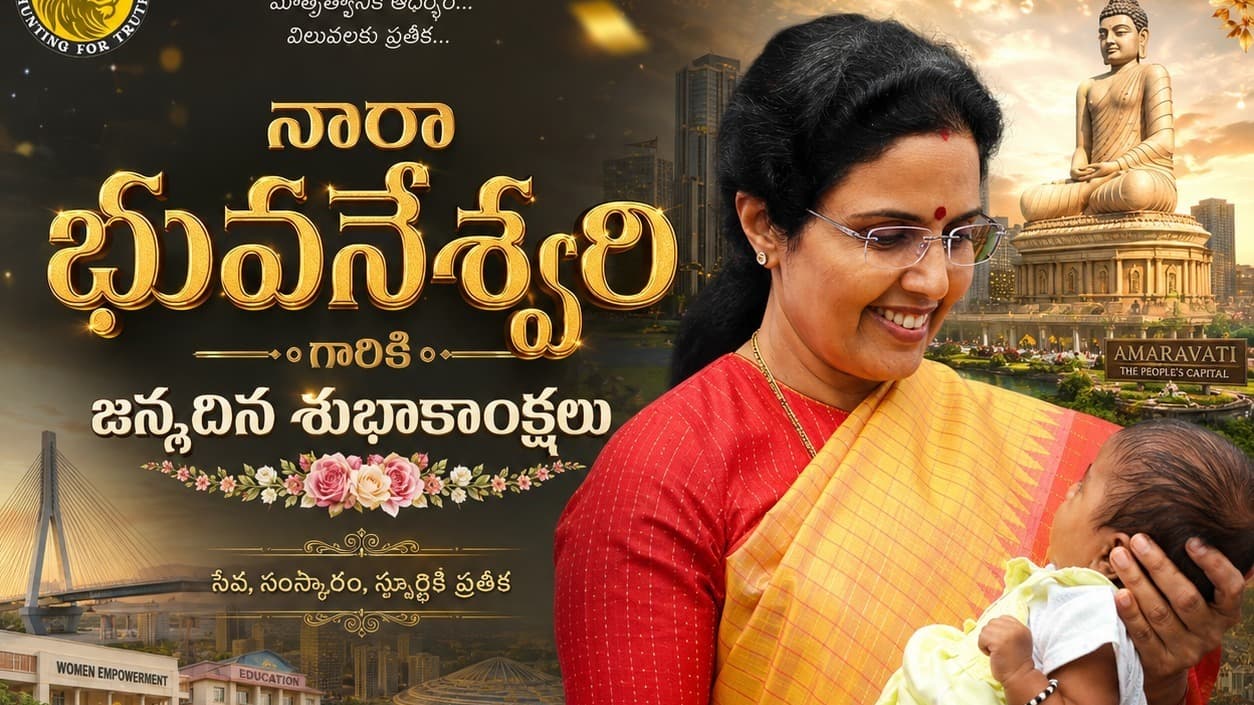 మన అందరి అమ్మ, ఎన్టీఆర్ ట్రస్ట్ చైర్మన్ శ్రీమతి నారా భువనేశ్వరి గారికి హృదయపూర్వక జన్మదిన శుభాకాంక్షలు.