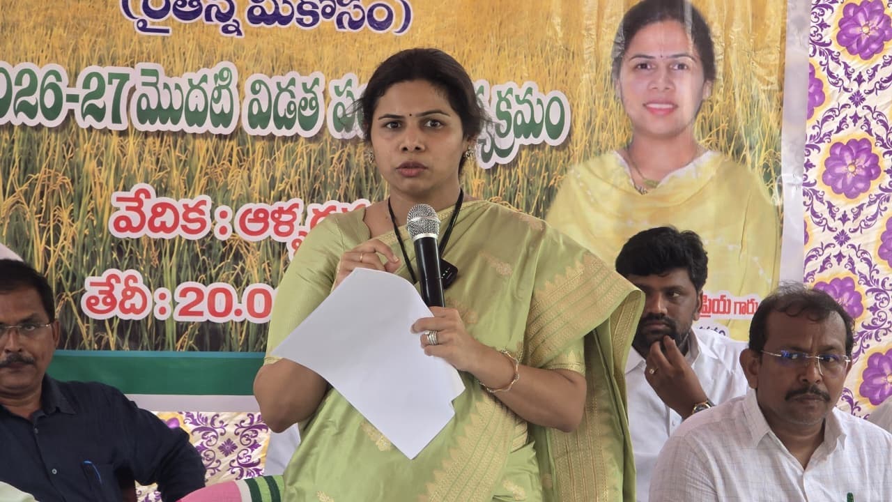 అన్నదాత సుఖీభవతో రైతుల అభ్యున్నతే ప్రభుత్వ లక్ష్యం: అఖిలప్రియ