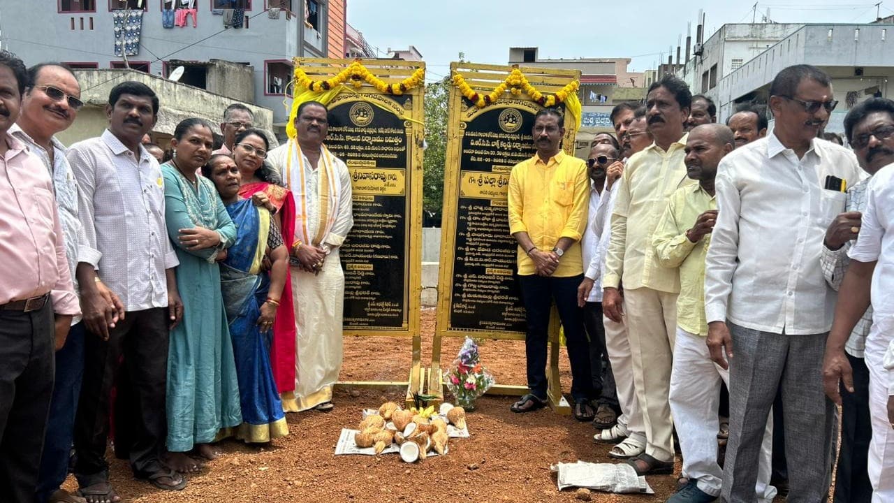 ₹85 లక్షల అభివృద్ధి పనులకు శంకుస్థాపన చేసిన పల్లా శ్రీనివాసరావు