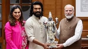 మోదీ–చరణ్ ఆత్మీయ సంభాషణ.. చిరు సమంతపై ప్రశంసలు