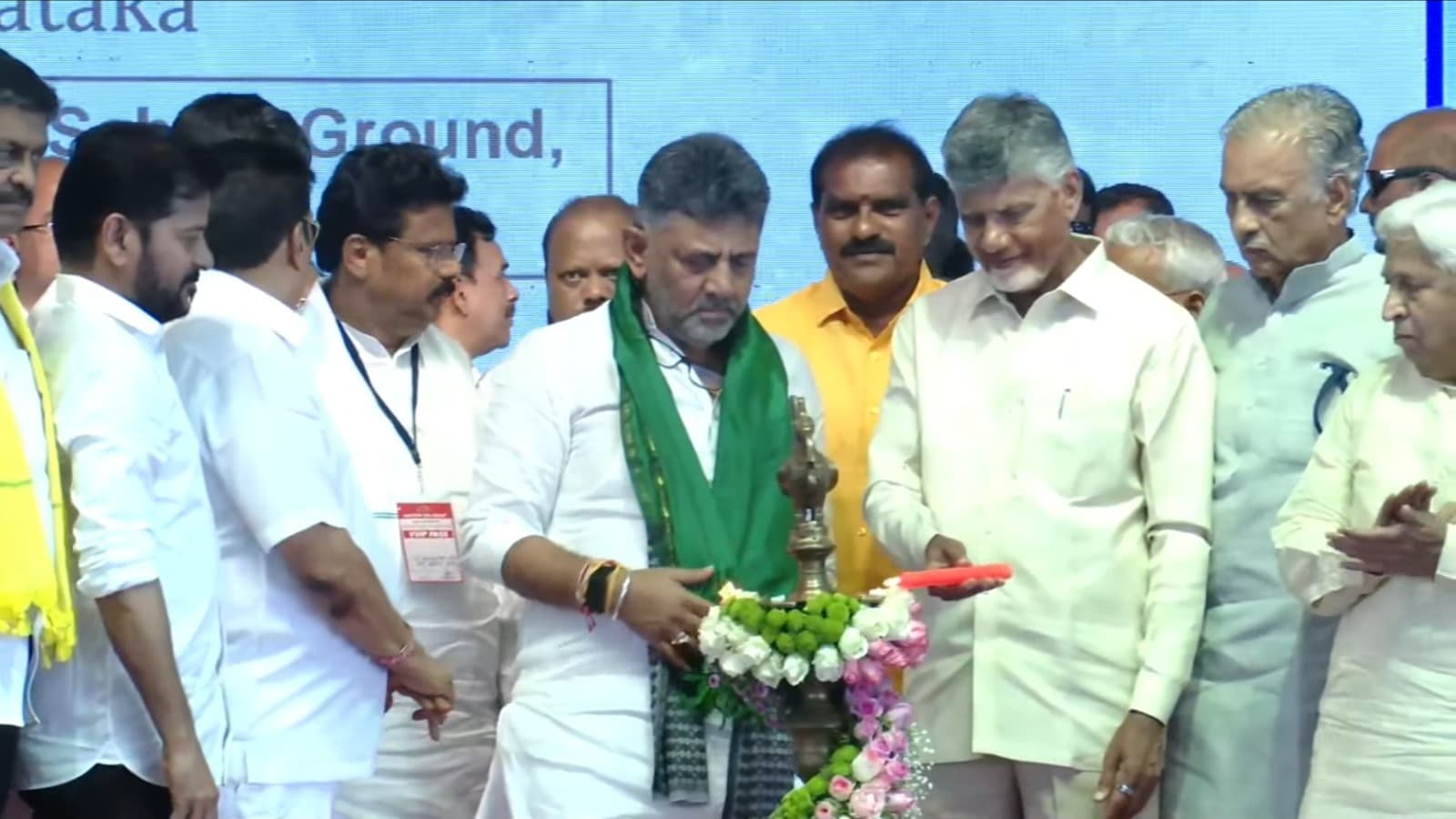 తుంగభద్రకు కొత్త గేట్లు.. ముగ్గురు సీఎంల చేతుల మీదుగా ప్రారంభం