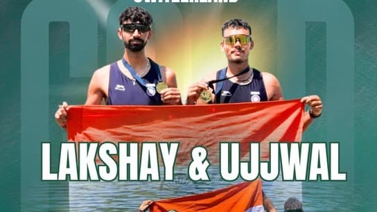 ప్రపంచ రోయింగ్ కప్‌లో చరిత్ర సృష్టించిన భారత్.. తొలి స్వర్ణం సాధించిన లక్ష్య, ఉజ్వల్ కుమార్ సింగ్ జోడీ