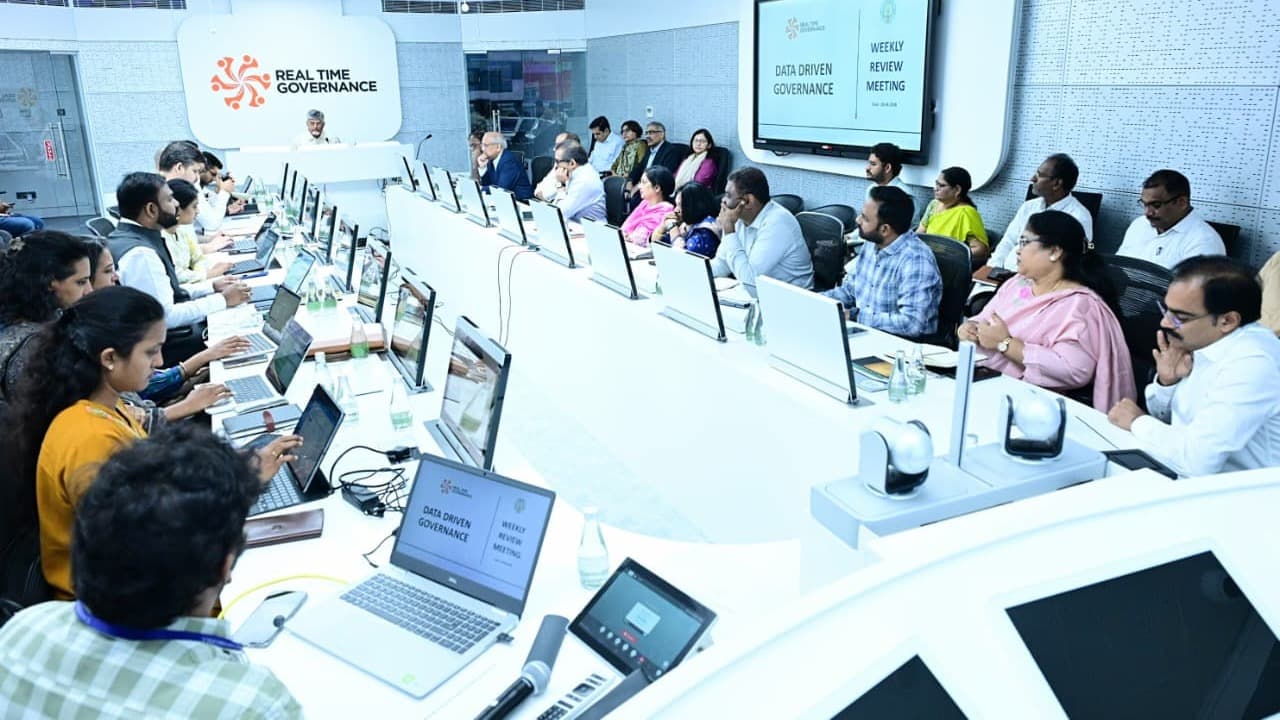 ప్రభుత్వ సేవల సులభతరానికి ఆర్టీజీఎస్‌పై సీఎం చంద్రబాబు కీలక సమీక్ష