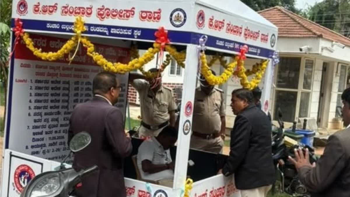 112 పోలీసు వాహనానికి 71 ట్రాఫిక్ చలాన్లు