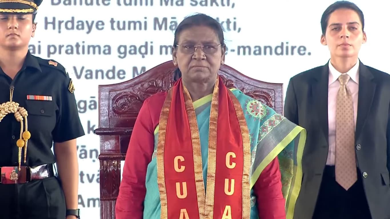 సెంట్రల్ యూనివర్సిటీ స్నాతకోత్సవంలో రాష్ట్రపతి ద్రౌపది ముర్ము